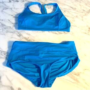 Athleta two-piece swimsuit size L